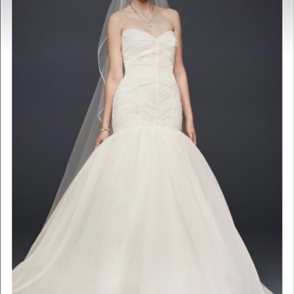 Truly Zac Posen organza wedding gown nwt - Picture 2 of 13